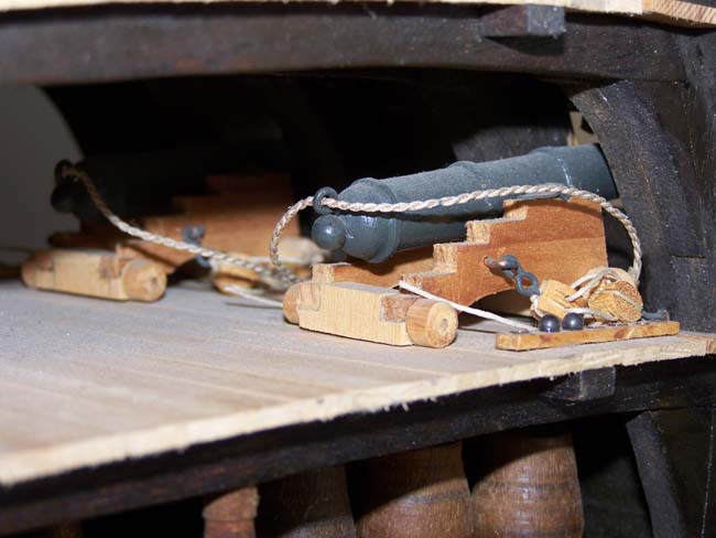 A 20th century Cut-a-way section model of the H M S Victory. — image 6